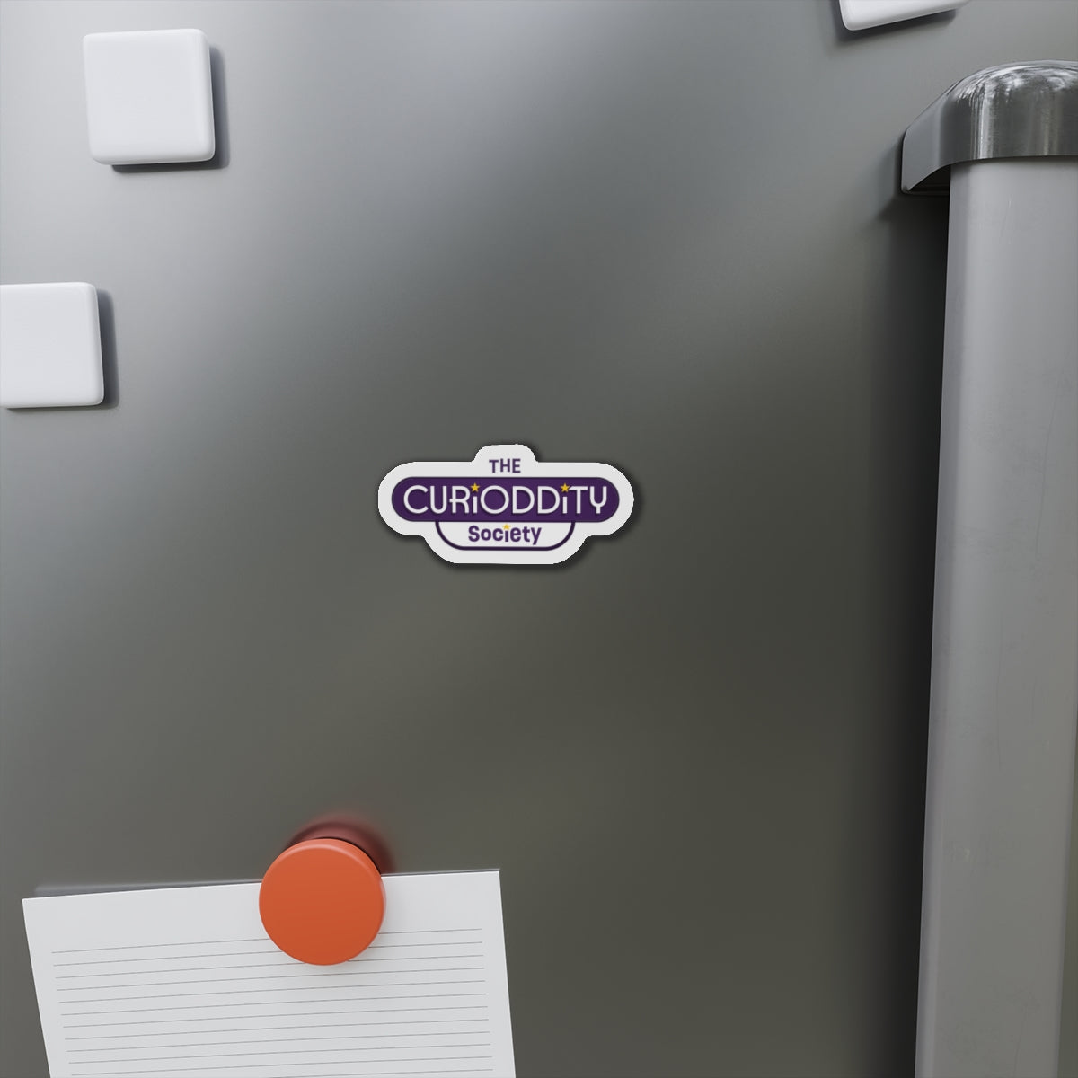 CURiODDiTY Die-Cut Magnets "CURiODDiTY Society"