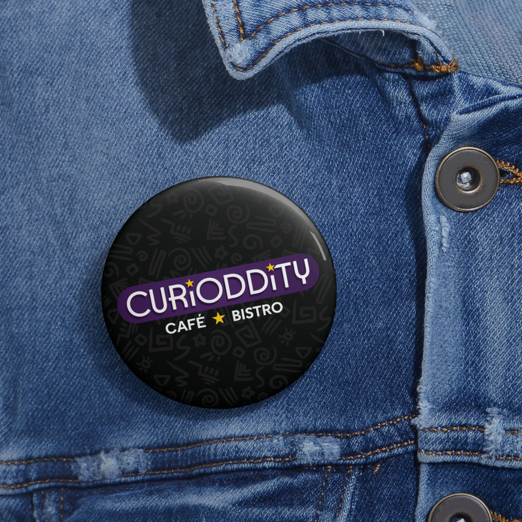 CURiODDiTY Pin Buttons Black