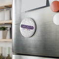 CURiODDiTY Button Magnet, Round White (1 & 10 pcs)