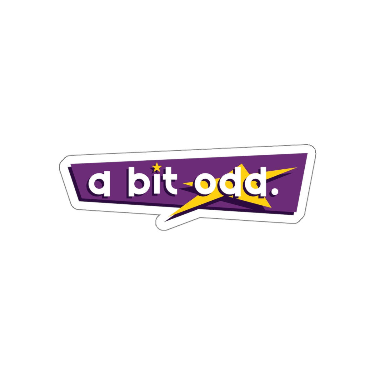 CURiODDiTY Die-Cut Stickers "a bit odd"