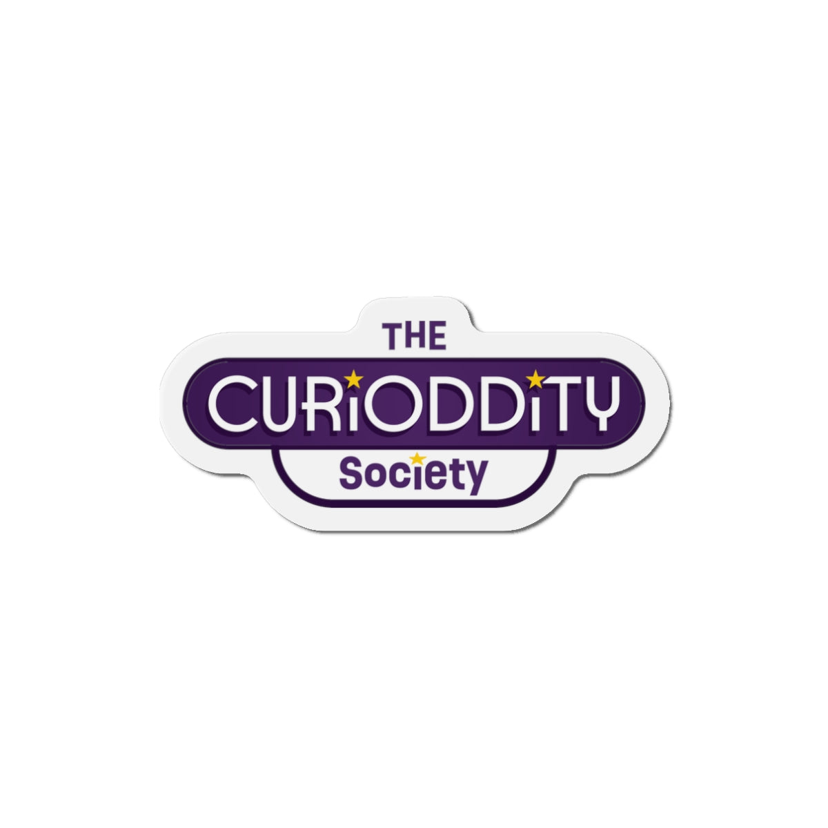 CURiODDiTY Die-Cut Magnets "CURiODDiTY Society"