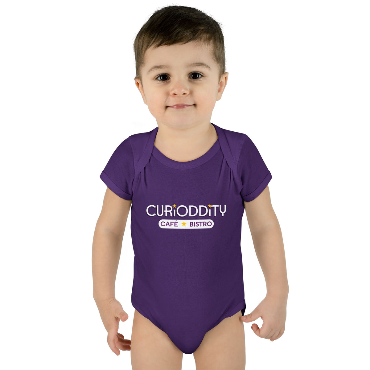 CURiODDiTY Infant Baby Rib Bodysuit