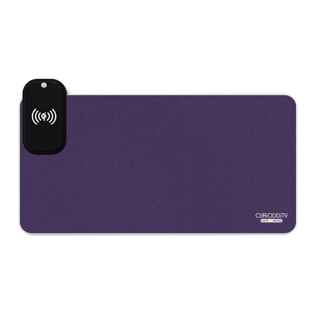 CURiODDiTY Epic Gamer LED Gaming Mouse Pad, Wireless Charging