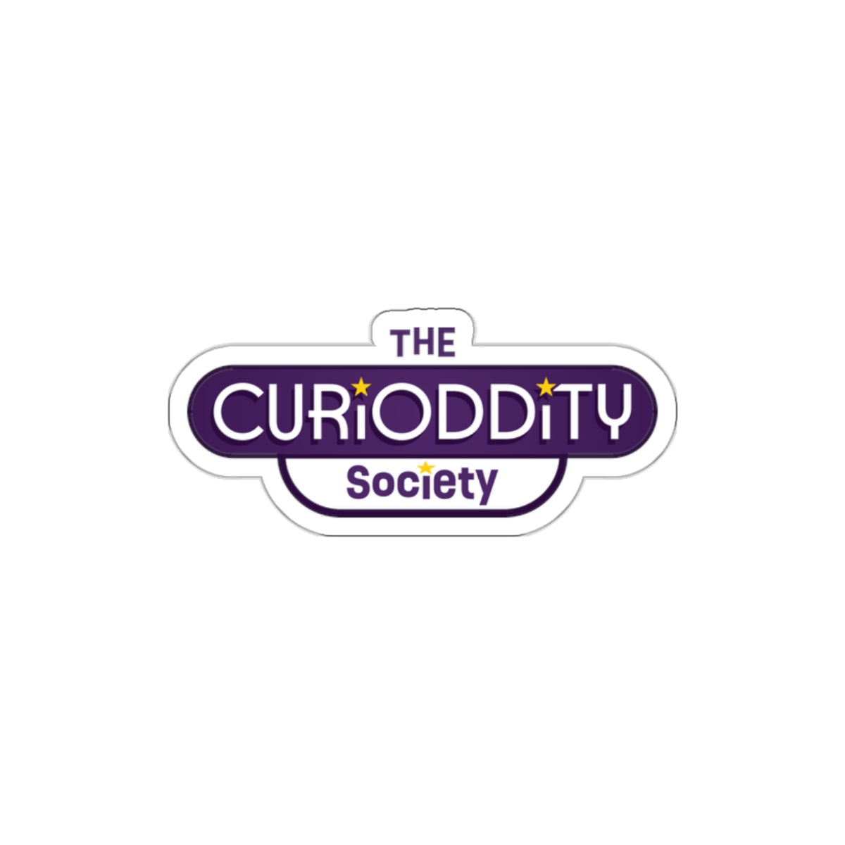 CURiODDiTY Die-Cut Stickers "CURiODDiTY Society"