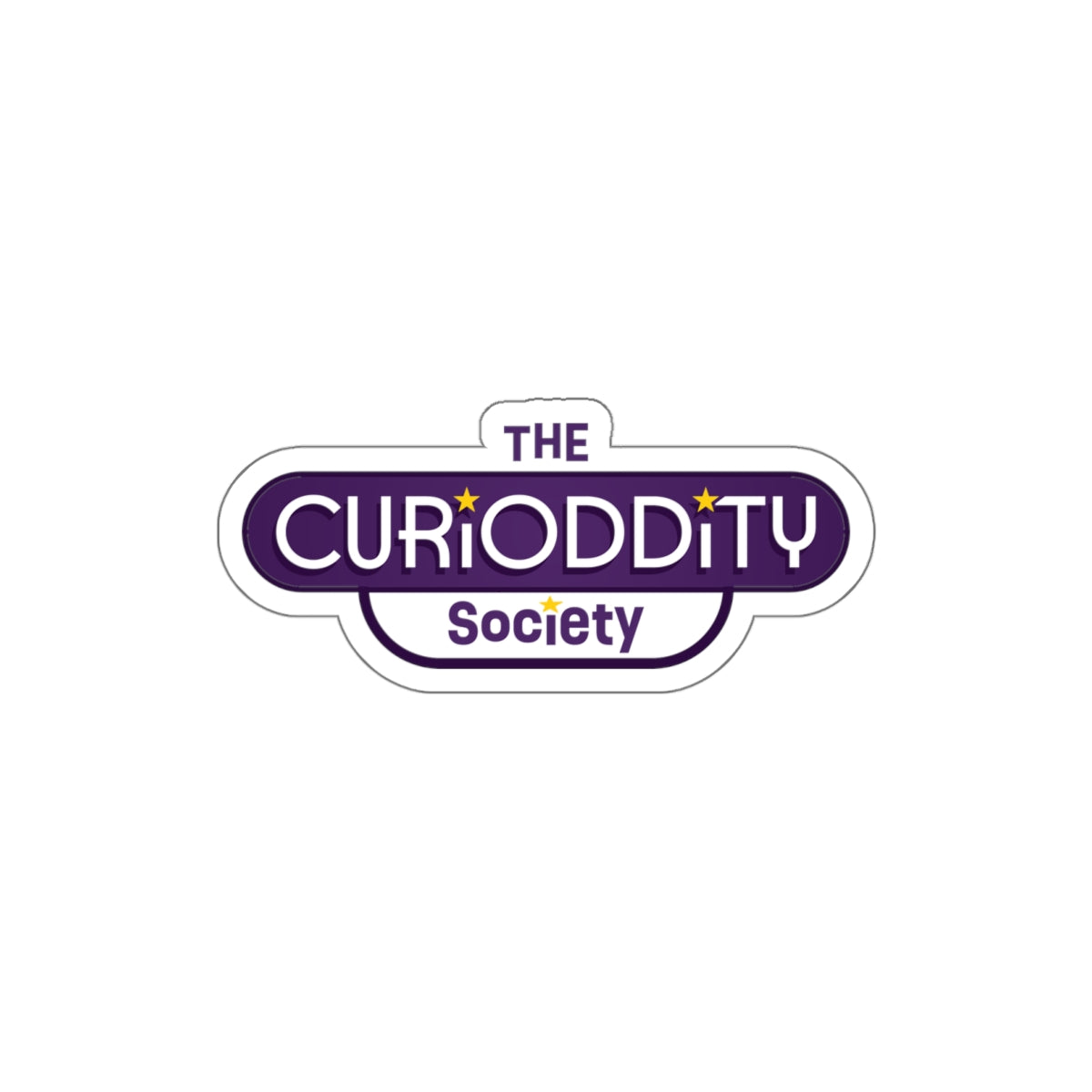 CURiODDiTY Die-Cut Stickers "CURiODDiTY Society"