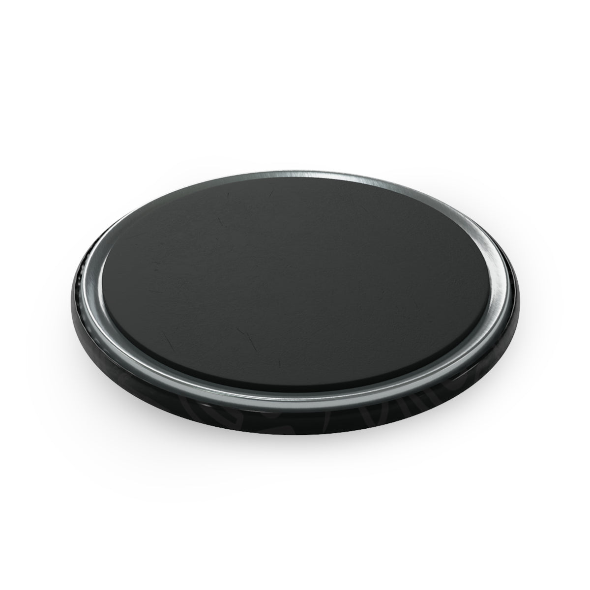 CURiODDiTY Button Magnet, Round "a bit odd" Black (1 & 10 pcs)
