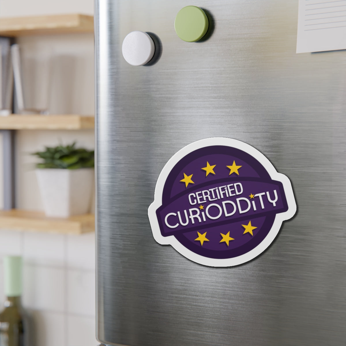 CURiODDiTY Die-Cut Magnets "Certified CURiODDiTY"