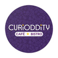CURiODDiTY Round Vinyl Stickers Purple