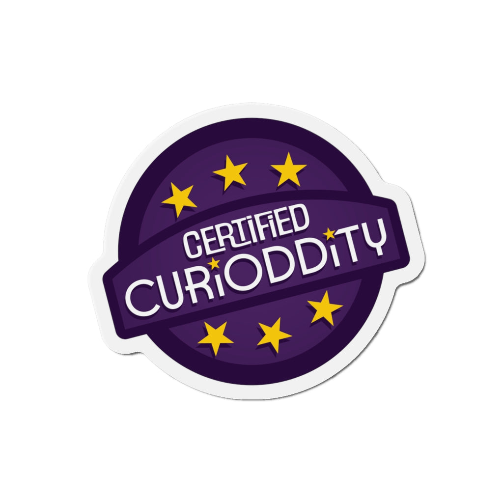 CURiODDiTY Die-Cut Magnets "Certified CURiODDiTY"