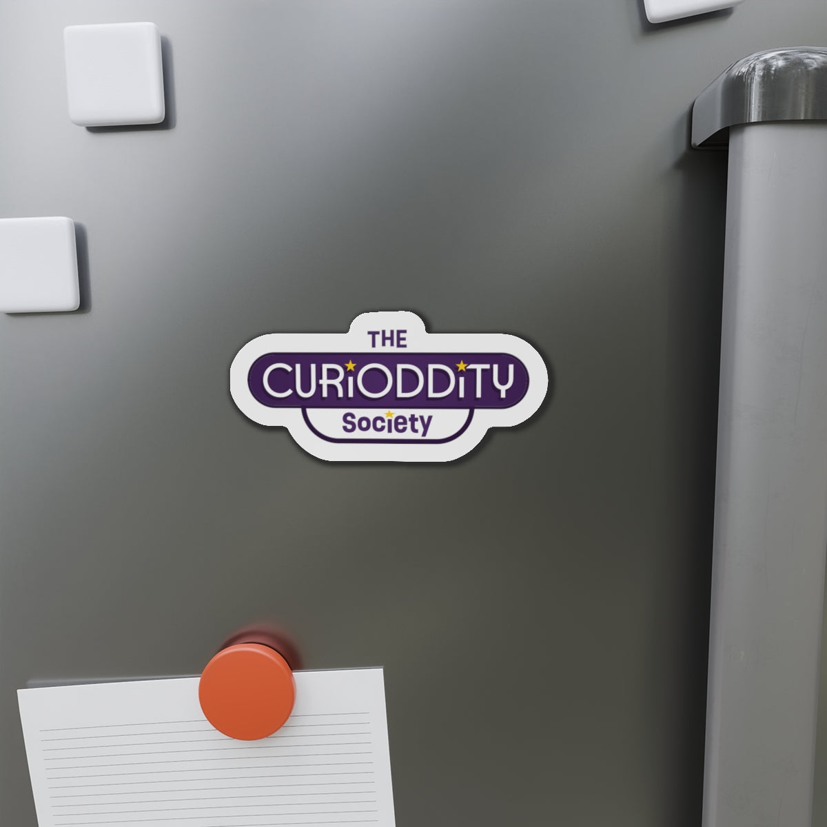 CURiODDiTY Die-Cut Magnets "CURiODDiTY Society"