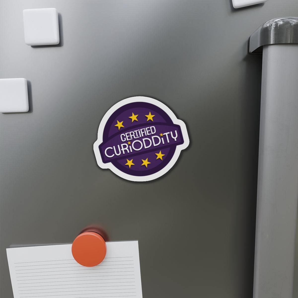 CURiODDiTY Die-Cut Magnets "Certified CURiODDiTY"
