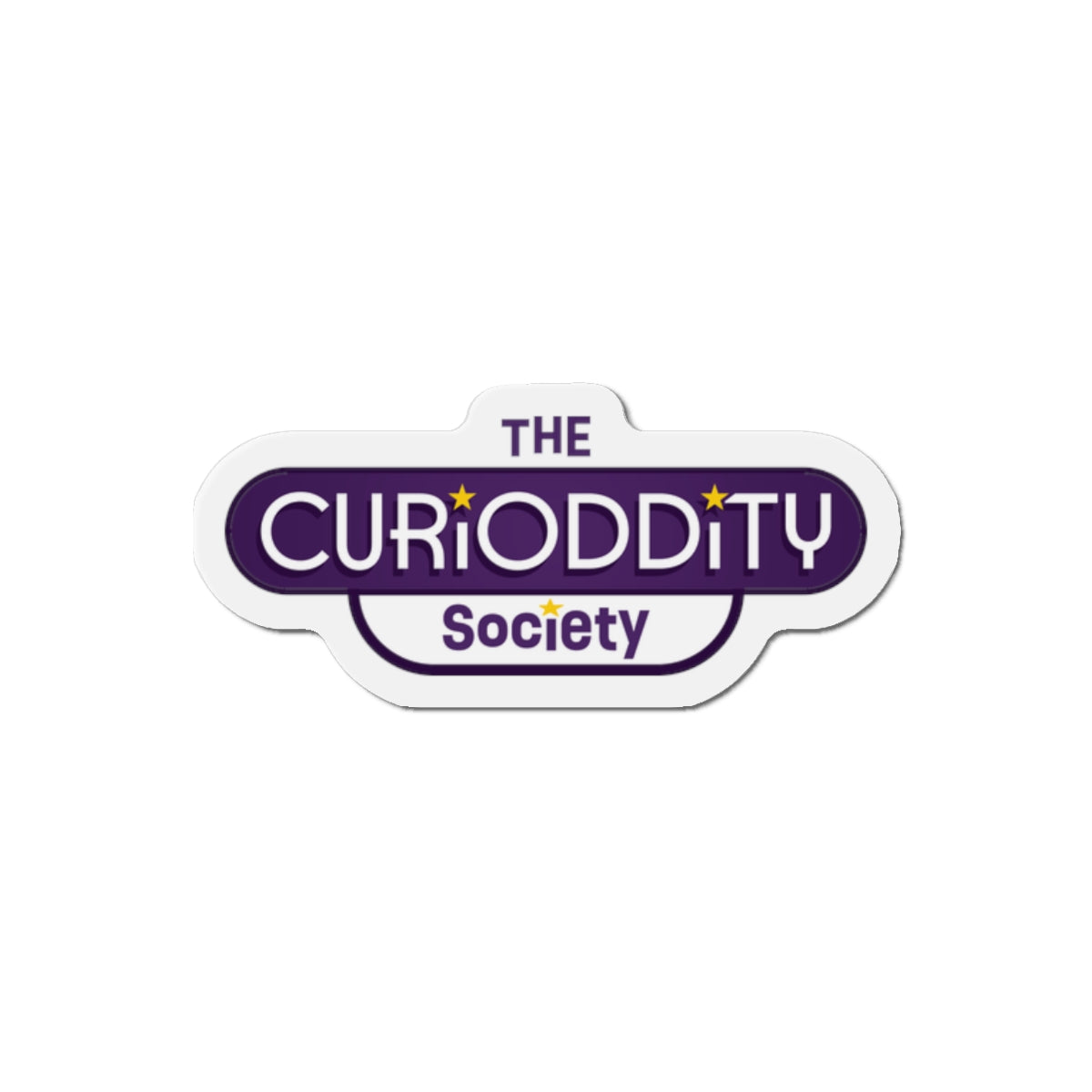 CURiODDiTY Die-Cut Magnets "CURiODDiTY Society"