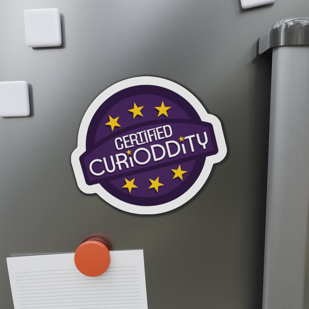 CURiODDiTY Die-Cut Magnets "Certified CURiODDiTY"