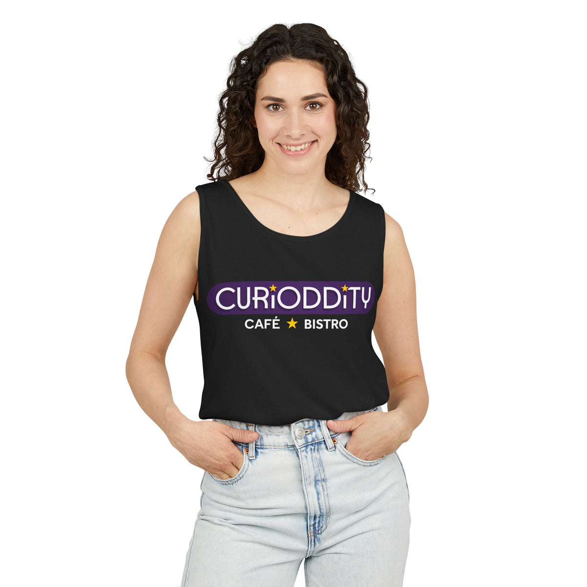CURiODDiTY Unisex Garment-Dyed Tank Top