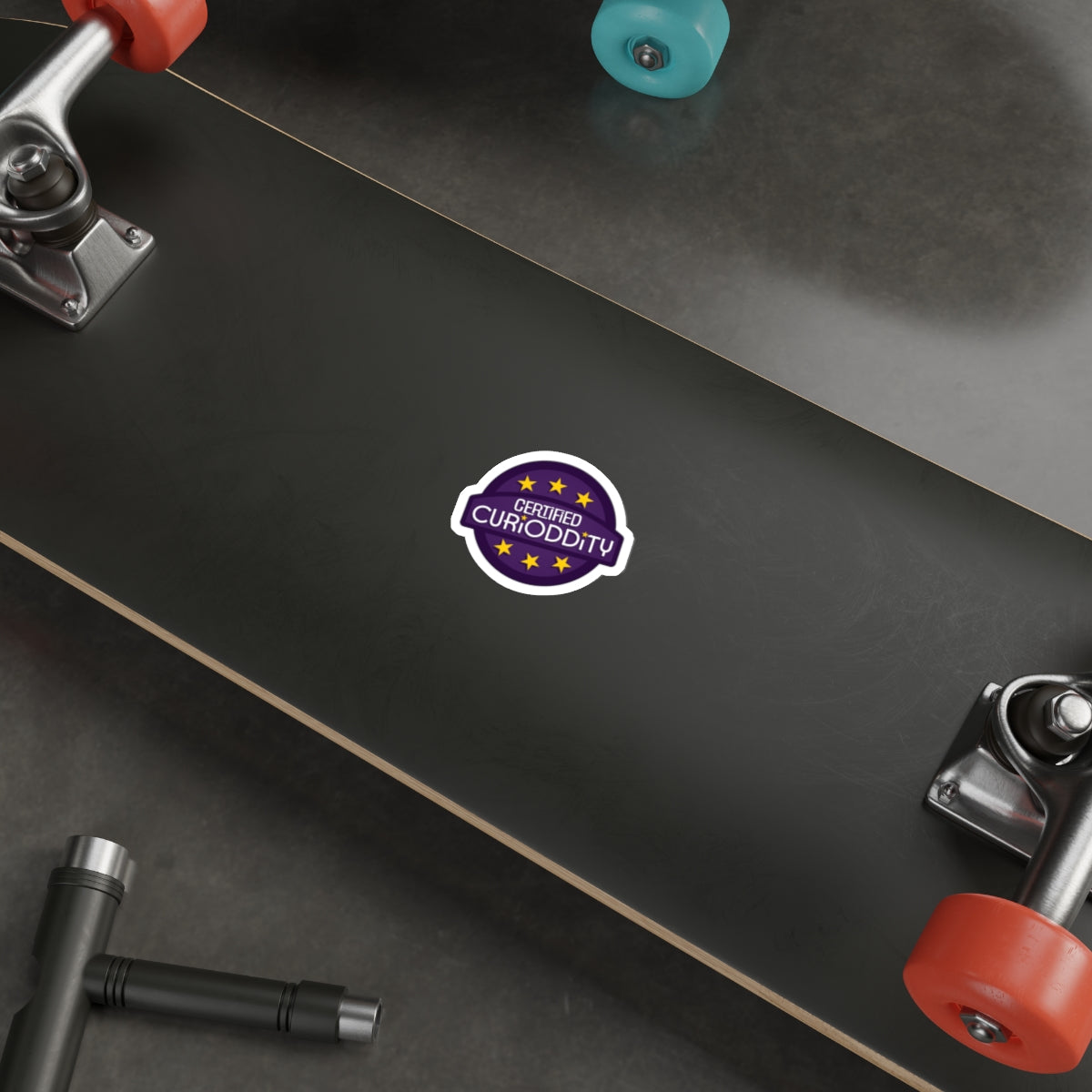 CURiODDiTY Die-Cut Stickers "Certified CURiODDiTY"