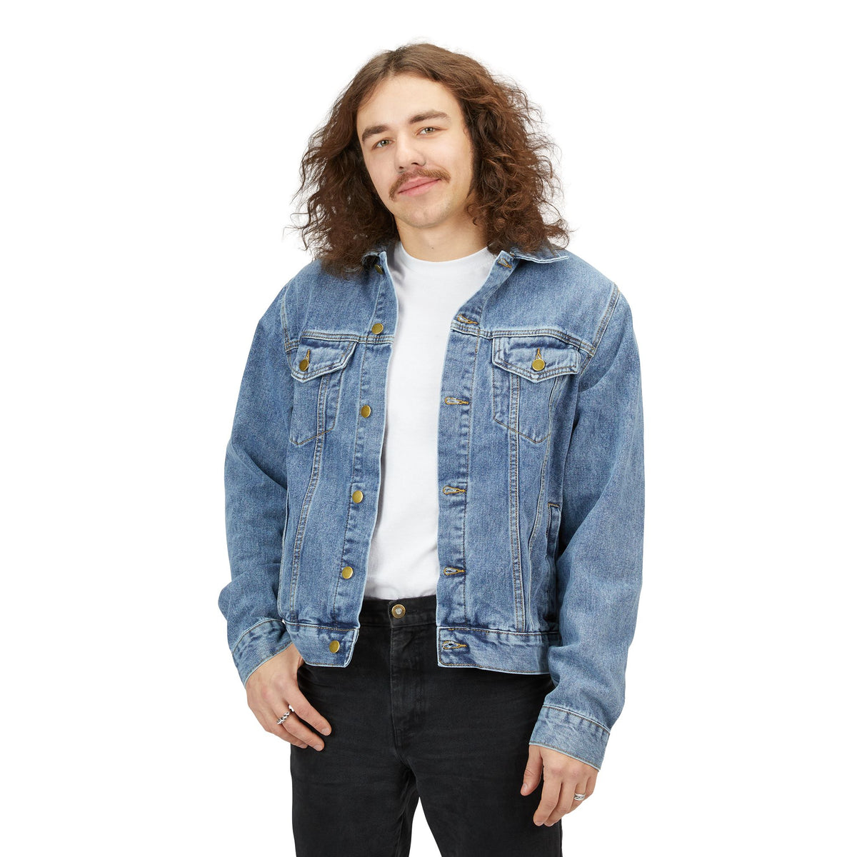 CURiODDiTY "a bit odd."Men's Denim Jacket