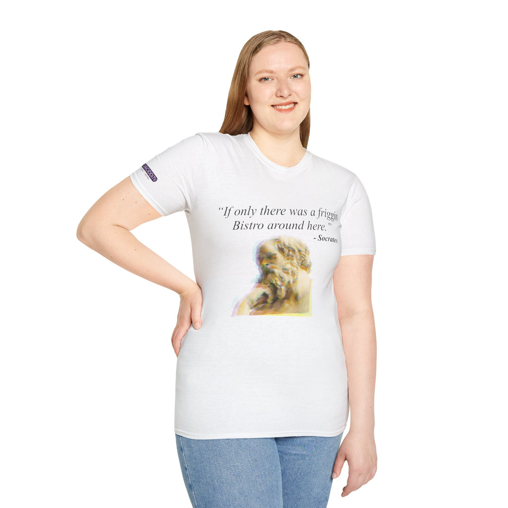 CURiODDiTY Unisex Softstyle T-Shirt "Socrates"