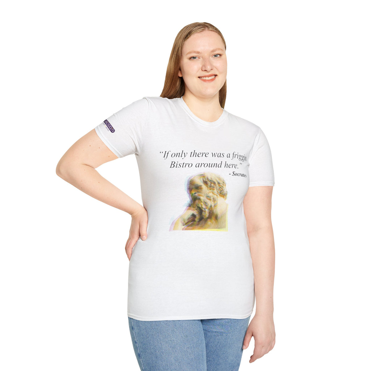CURiODDiTY Unisex Softstyle T-Shirt "Socrates"