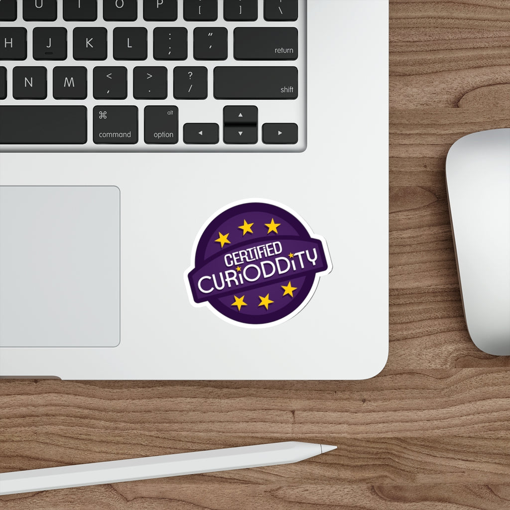CURiODDiTY Die-Cut Stickers "Certified CURiODDiTY"