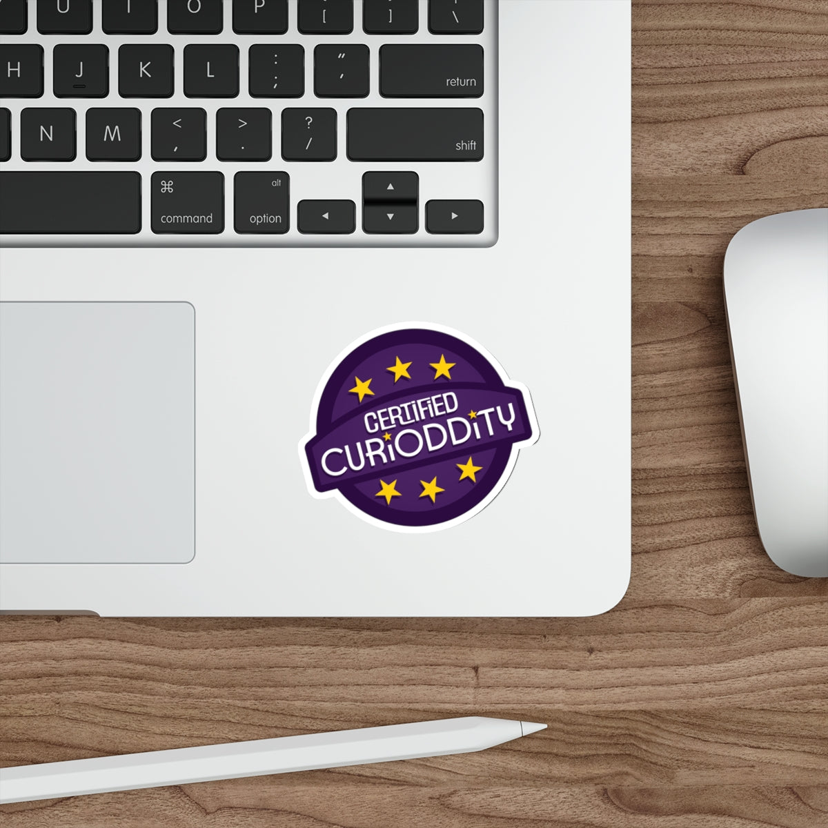 CURiODDiTY Die-Cut Stickers "Certified CURiODDiTY"