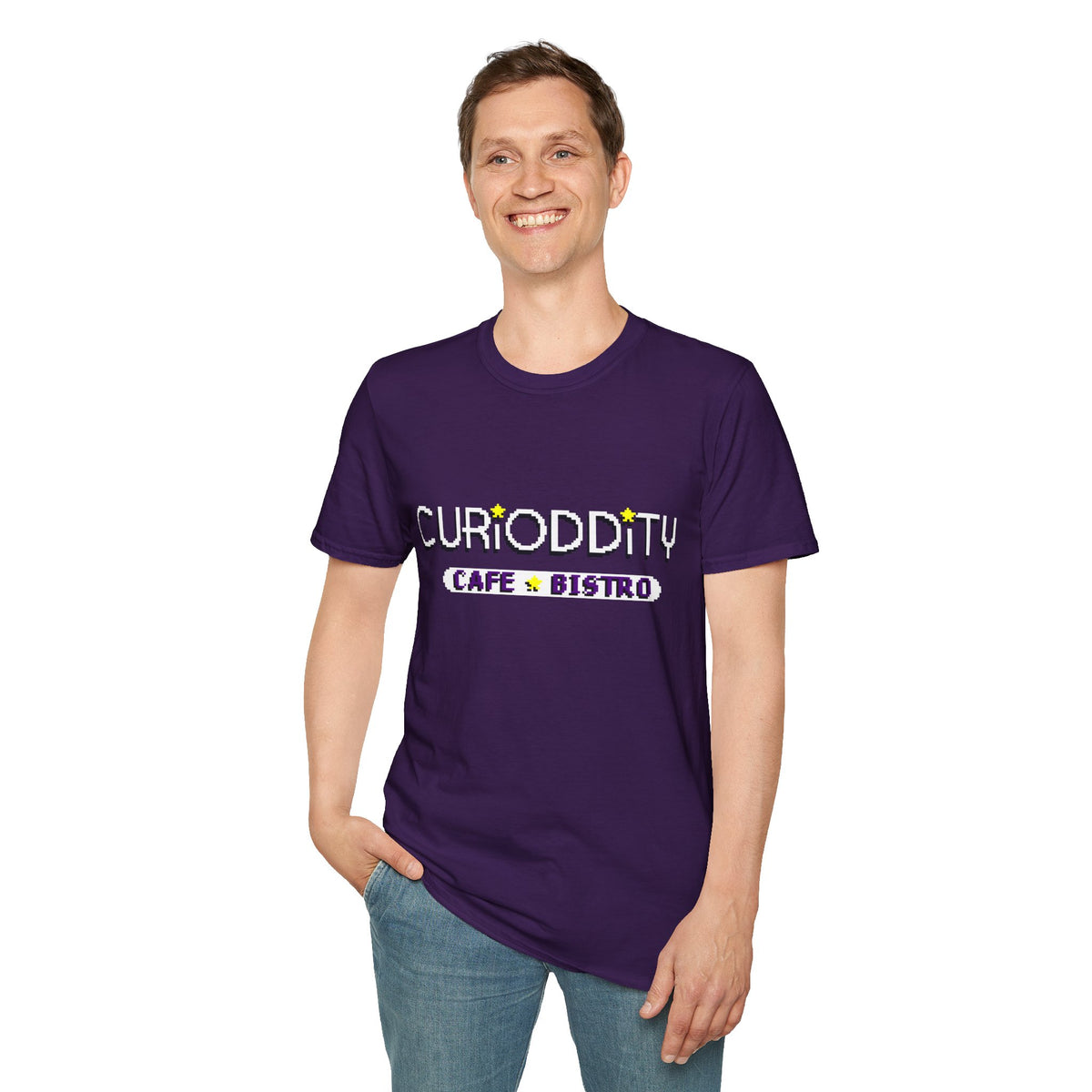CURiODDiTY Unisex Softstyle T-Shirt "8-Bit"