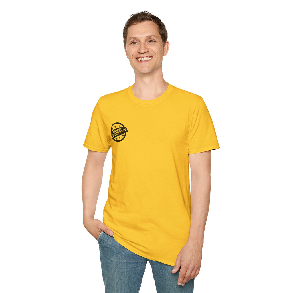 CURiODDiTY Unisex Softstyle T-Shirt "Certified CURiODDiTY"