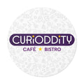 CURiODDiTY Round Vinyl Stickers White