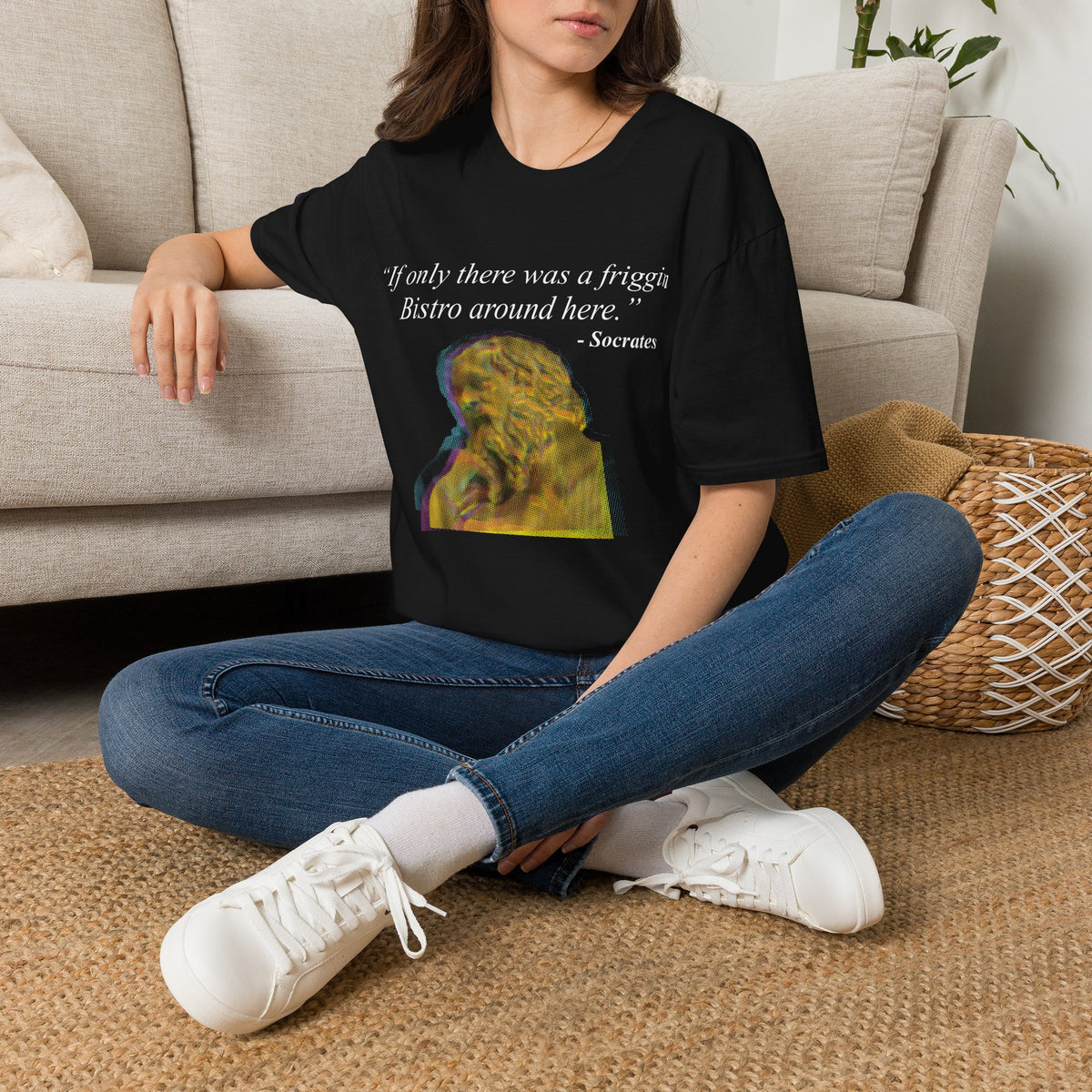 CURiODDiTY Unisex Softstyle T-Shirt "Socrates"