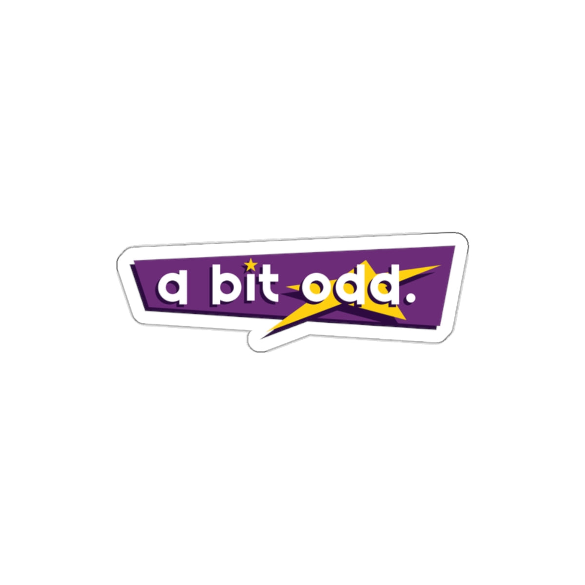 CURiODDiTY Die-Cut Stickers "a bit odd"