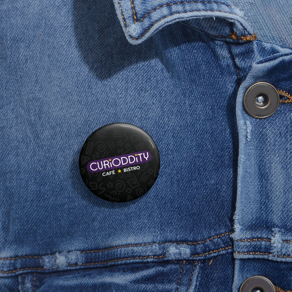 CURiODDiTY Pin Buttons Black