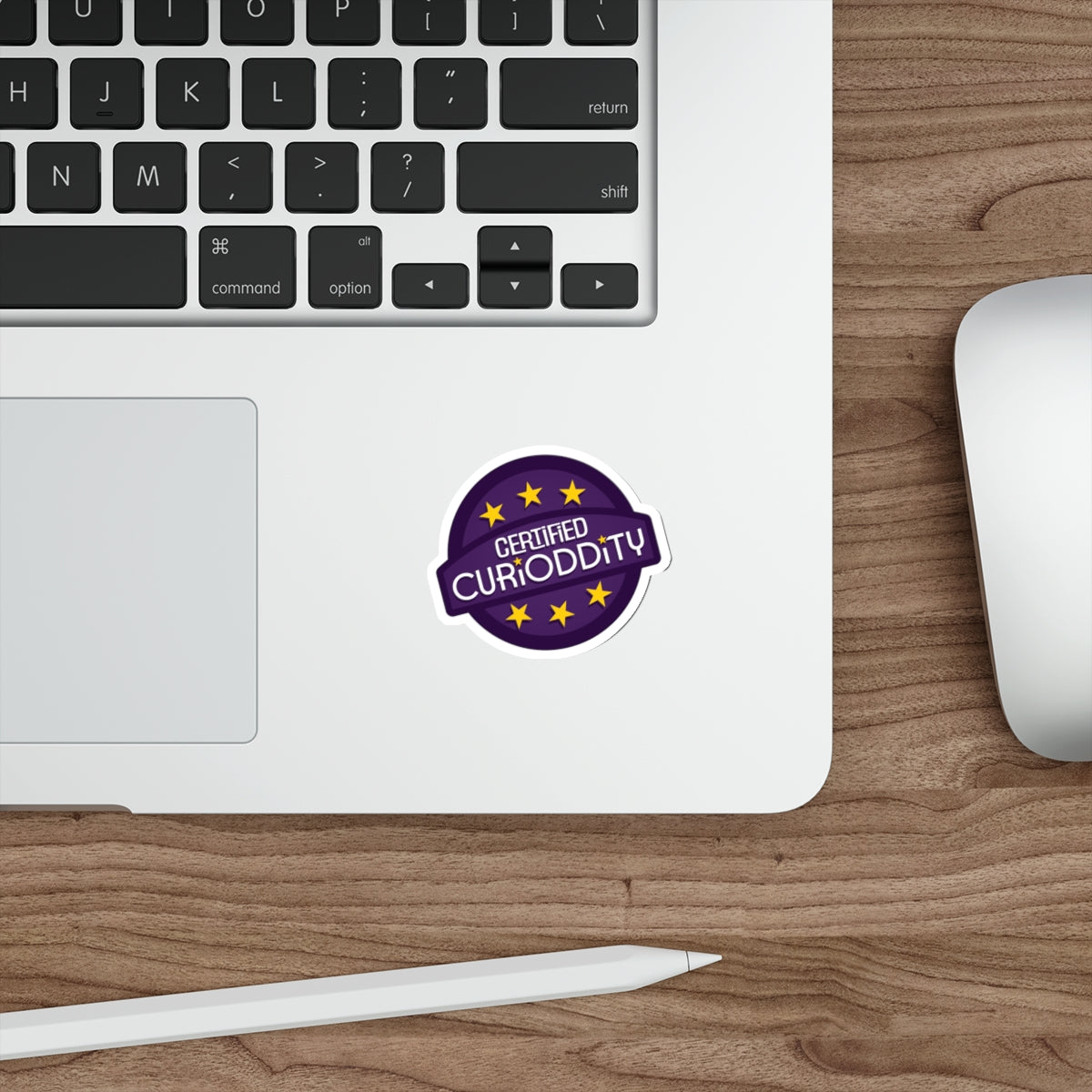CURiODDiTY Die-Cut Stickers "Certified CURiODDiTY"