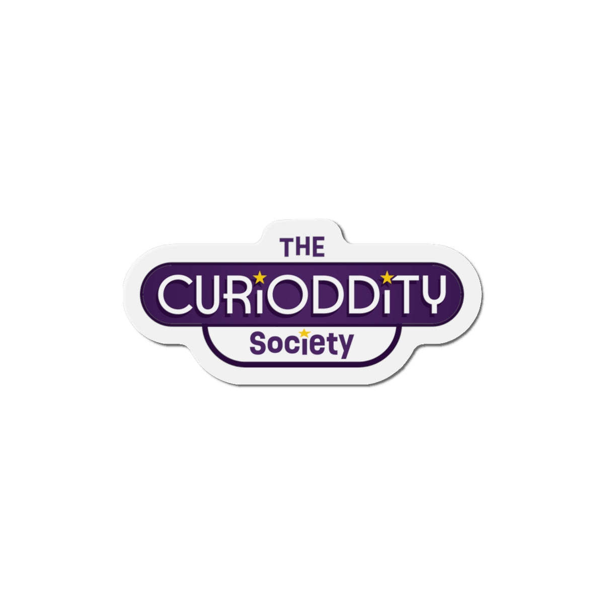 CURiODDiTY Die-Cut Magnets "CURiODDiTY Society"
