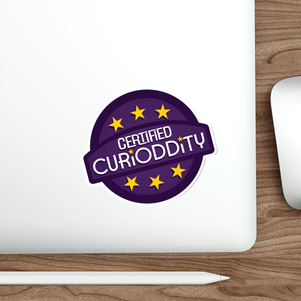 CURiODDiTY Die-Cut Stickers "Certified CURiODDiTY"