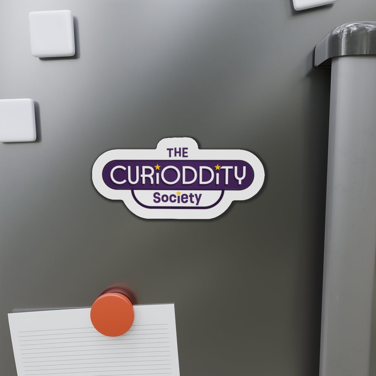 CURiODDiTY Die-Cut Magnets "CURiODDiTY Society"