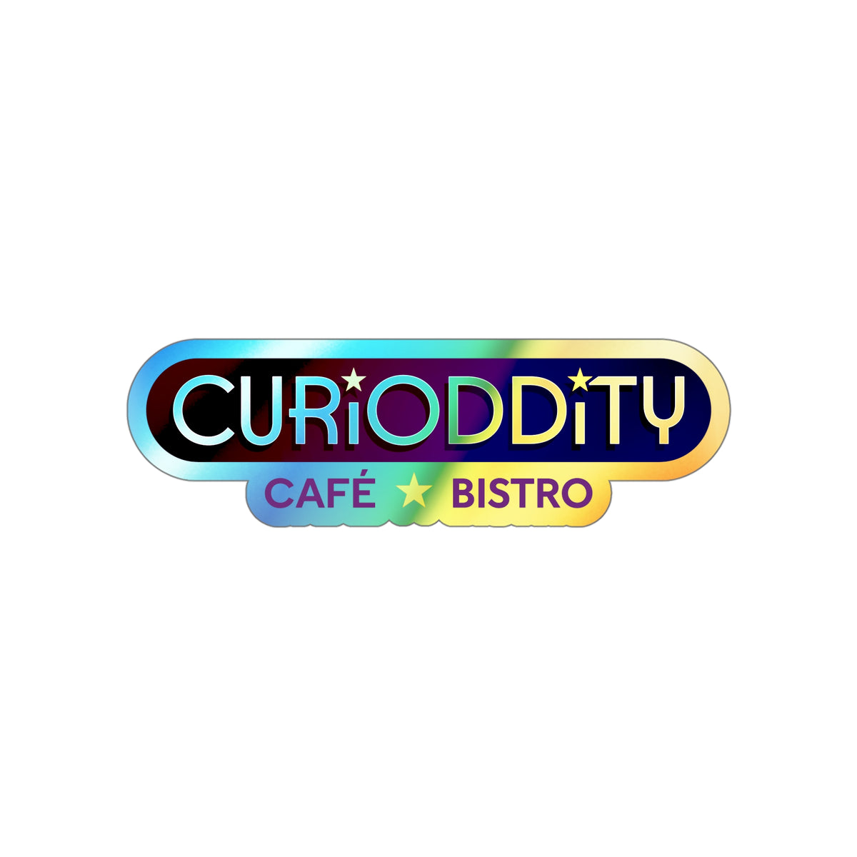 CURiODDiTY Holographic Die-cut Stickers
