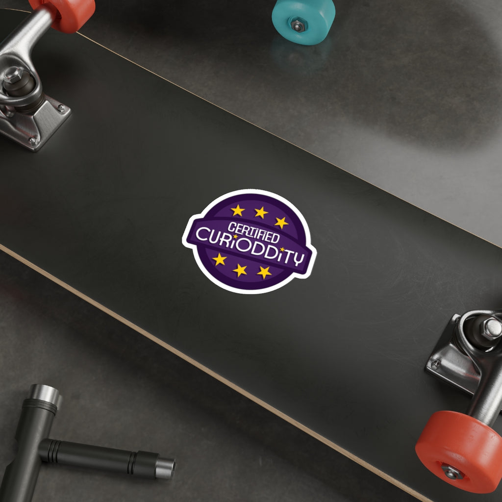 CURiODDiTY Die-Cut Stickers "Certified CURiODDiTY"