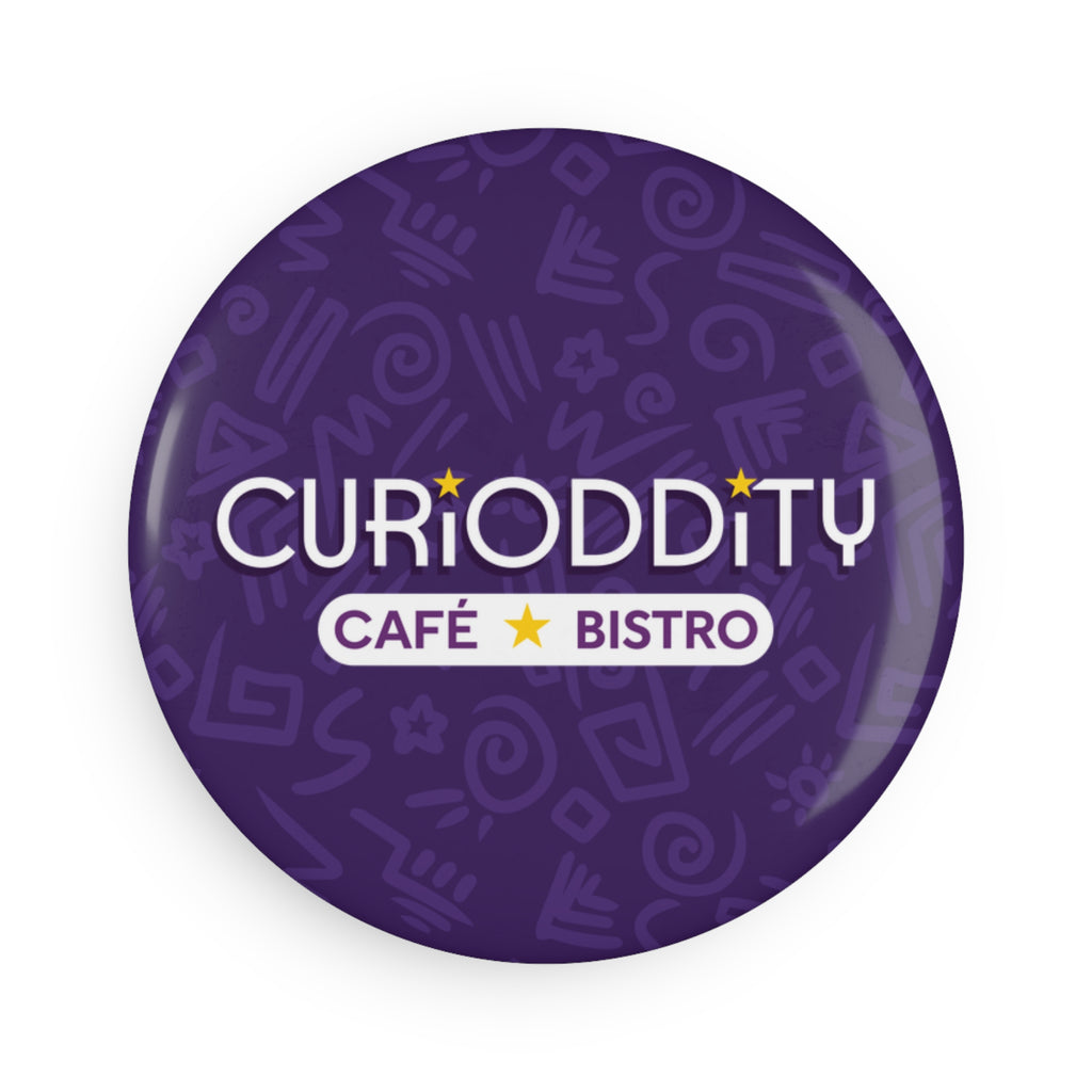 CURiODDiTY Button Magnet, Round Purple (1 & 10 pcs)