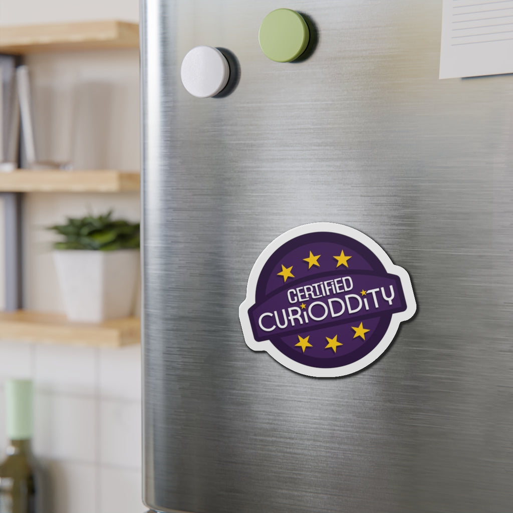 CURiODDiTY Die-Cut Magnets "Certified CURiODDiTY"