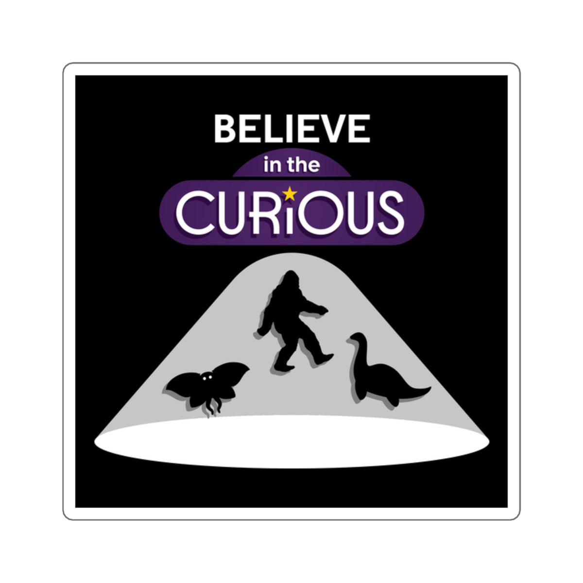 CURiODDiTY Square Stickers "Cryptids"