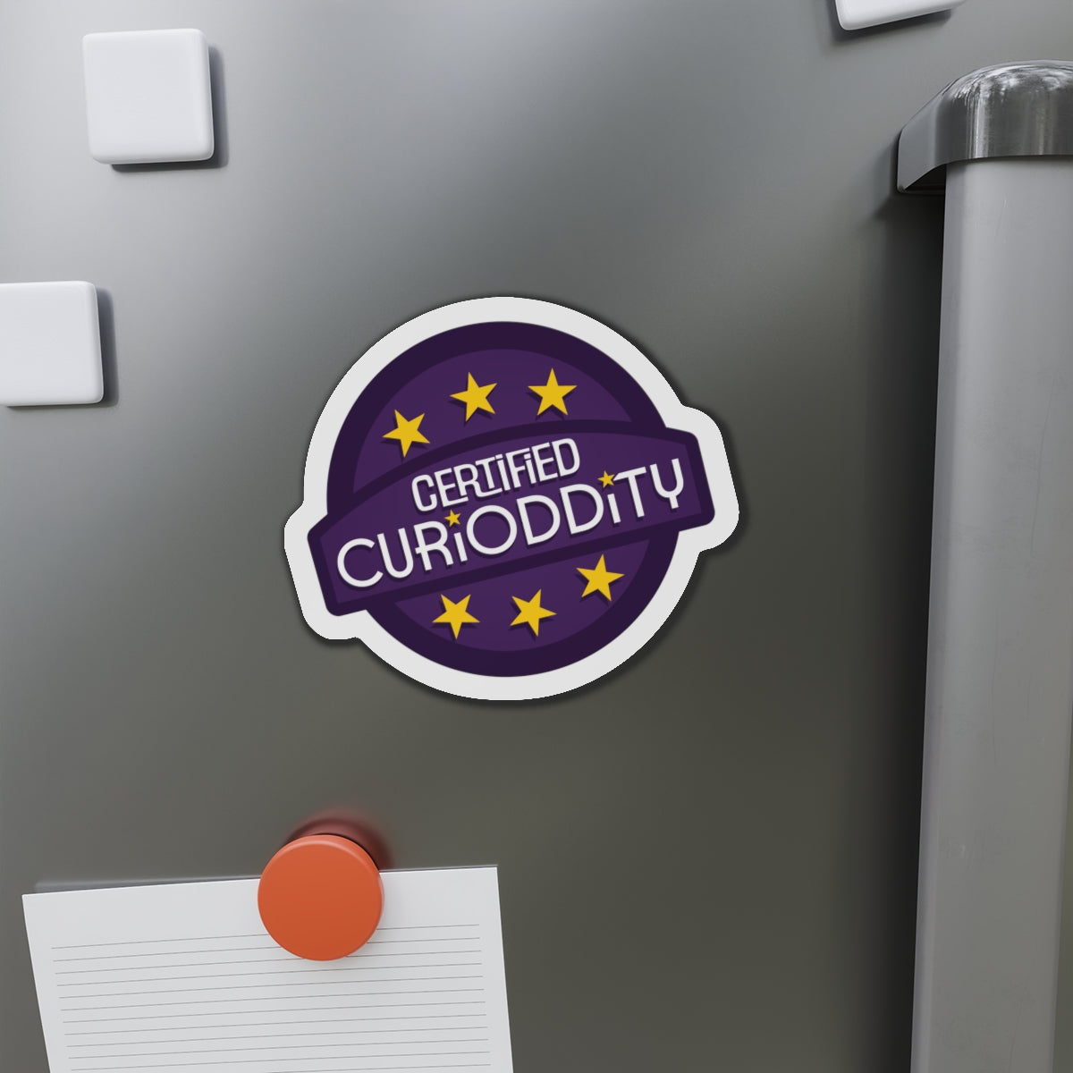 CURiODDiTY Die-Cut Magnets "Certified CURiODDiTY"
