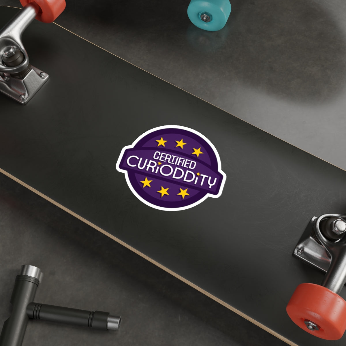 CURiODDiTY Die-Cut Stickers "Certified CURiODDiTY"