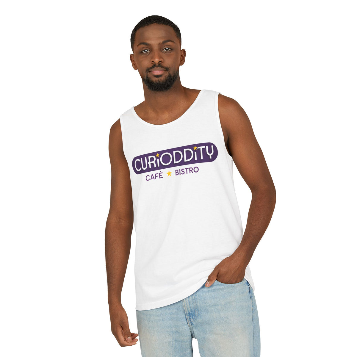 CURiODDiTY Unisex Garment-Dyed Tank Top