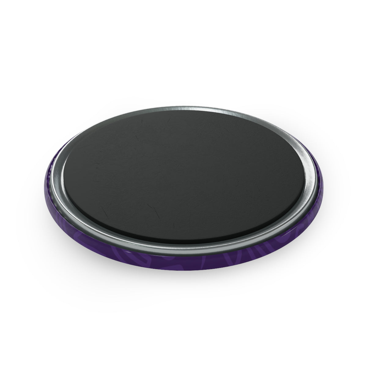 CURiODDiTY Button Magnet, Round Purple (1 & 10 pcs) "CURiODDiTY Society"