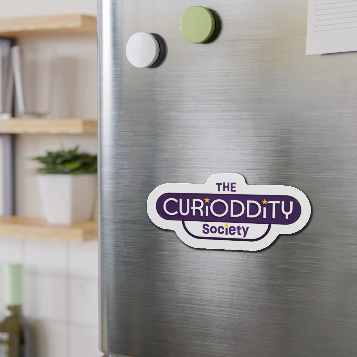 CURiODDiTY Die-Cut Magnets "CURiODDiTY Society"