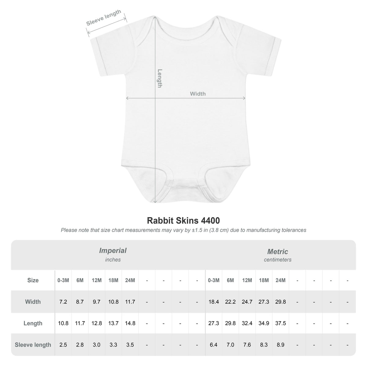 CURiODDiTY Infant Baby Rib Bodysuit