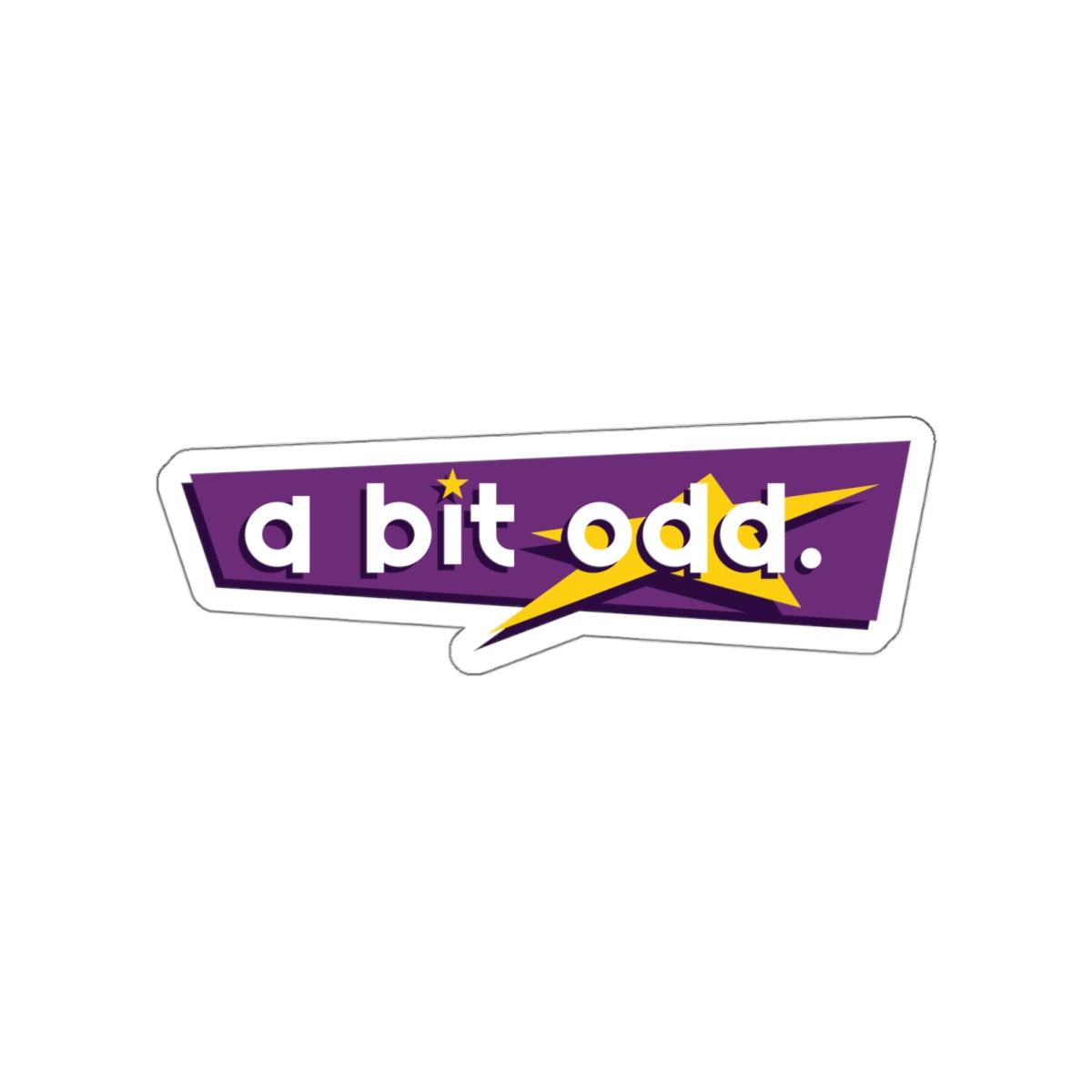 CURiODDiTY Die-Cut Stickers "a bit odd"